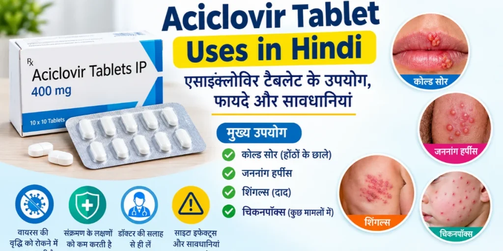 Aciclovir Tablet Uses in Hindi