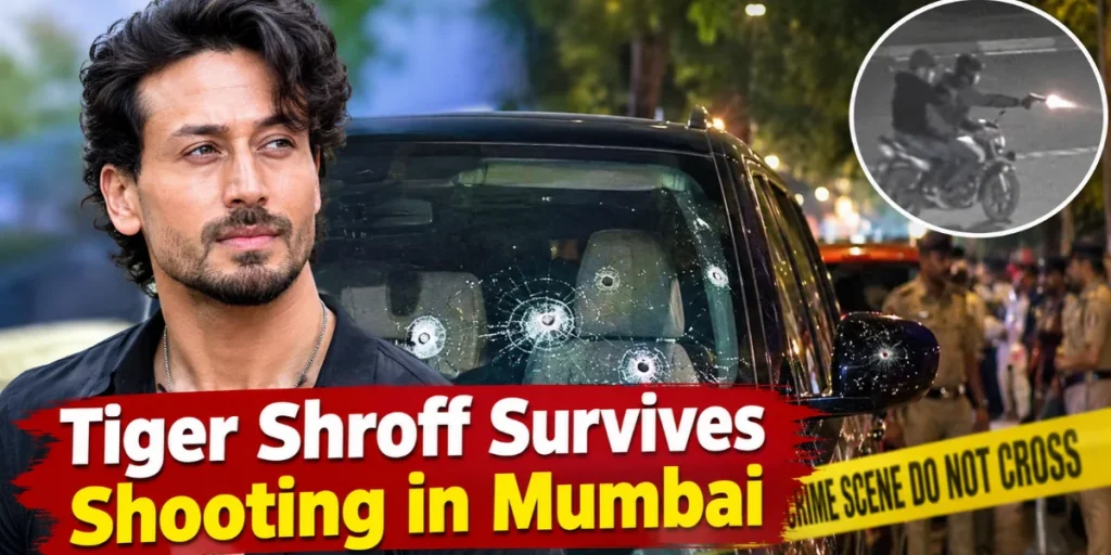 Tiger Shroff Shooting in Mumbai